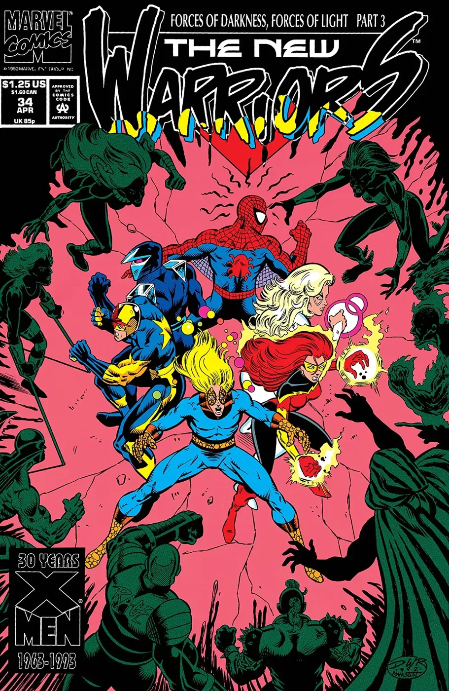 Cover of The New Warriors #34
