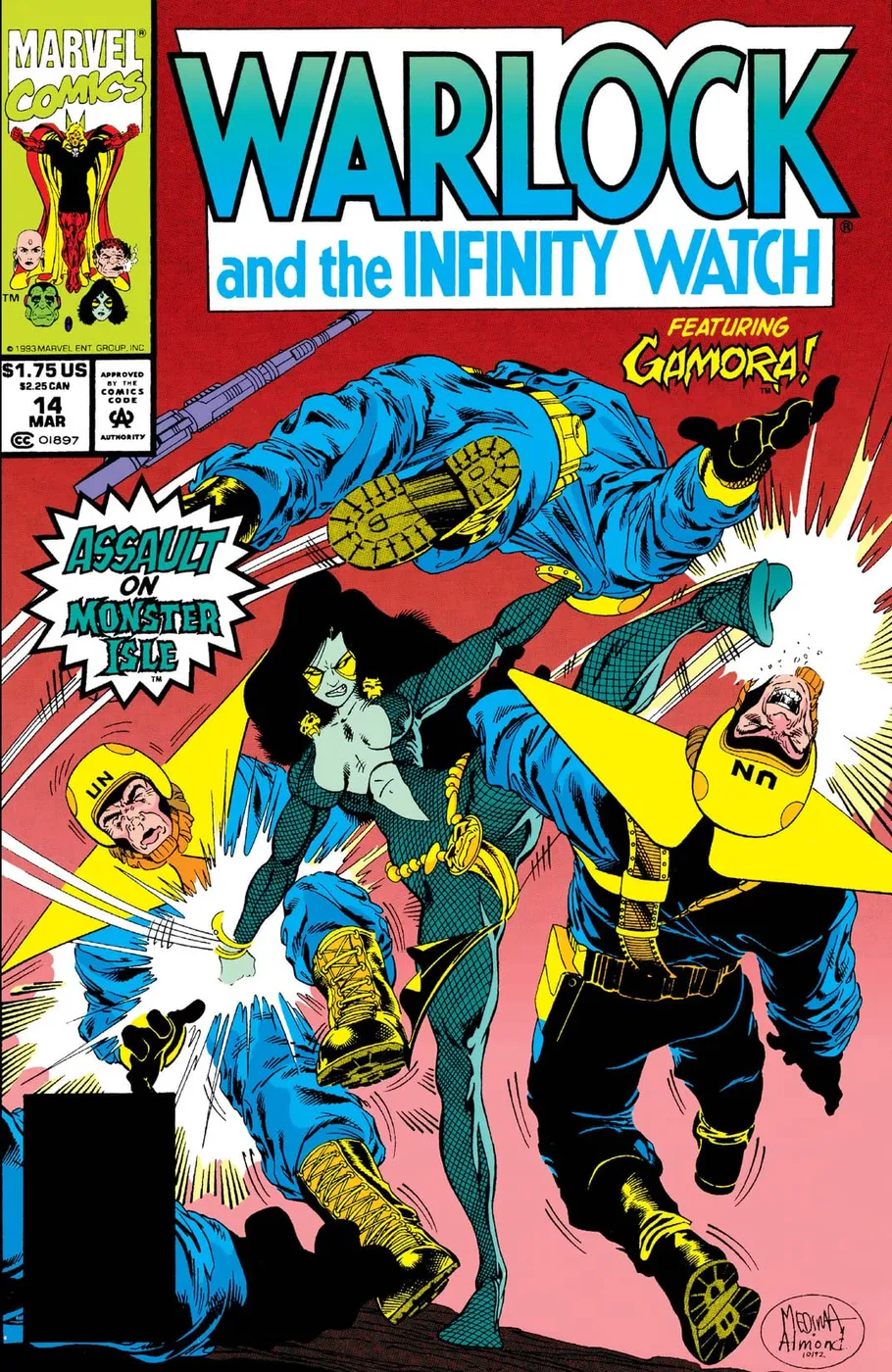 Cover of Warlock and the Infinity Watch #14
