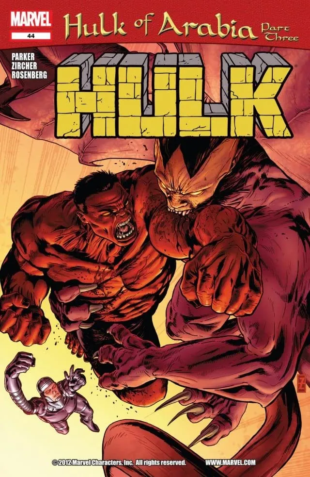 Cover of Hulk #44