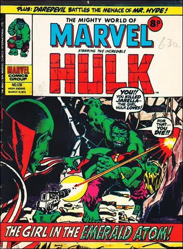 Cover of The Mighty World of Marvel #128