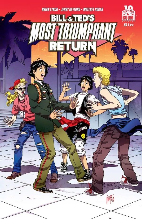 Cover of Bill & Ted's Most Triumphant Return #4