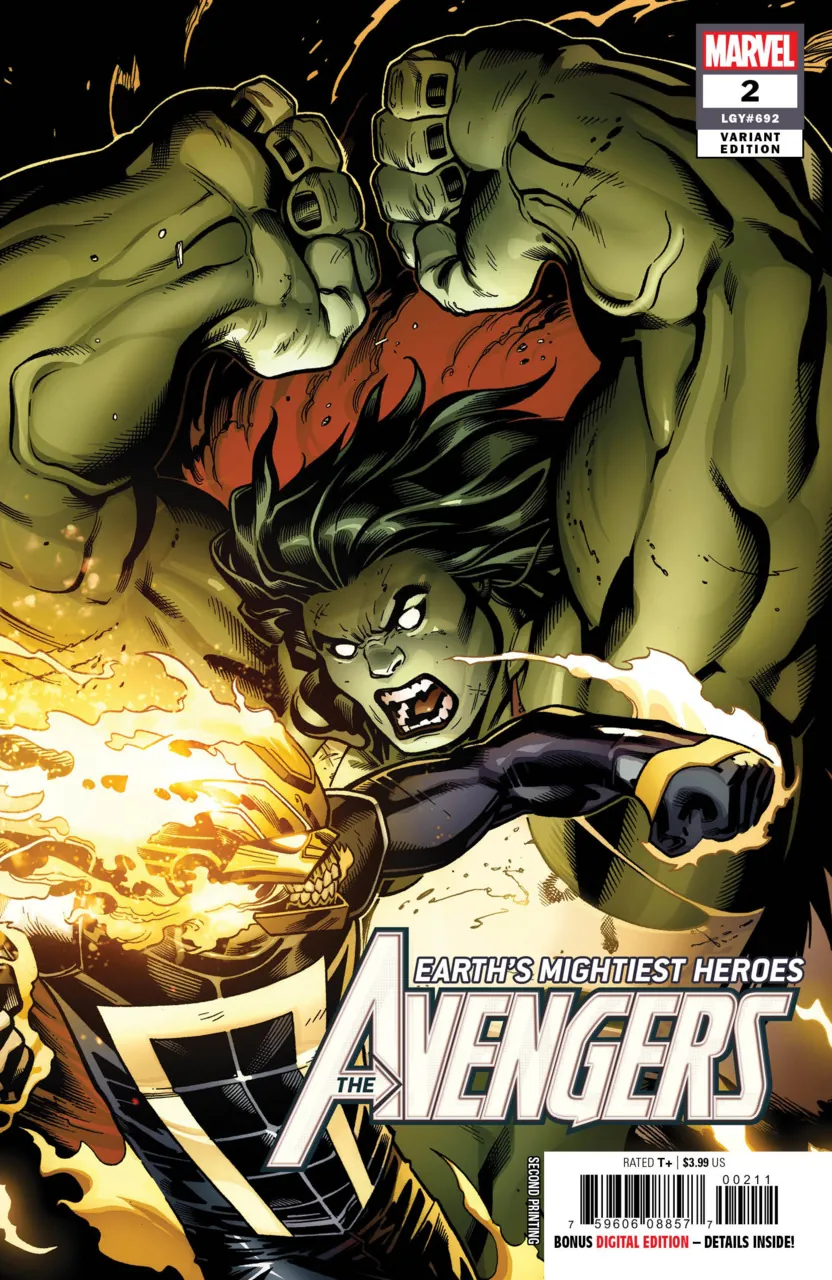 Cover of Avengers #2 (692)