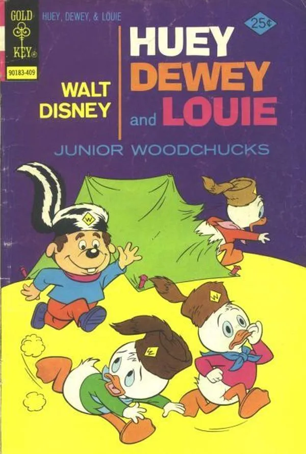 Cover of Walt Disney Huey, Dewey and Louie Junior Woodchucks #28