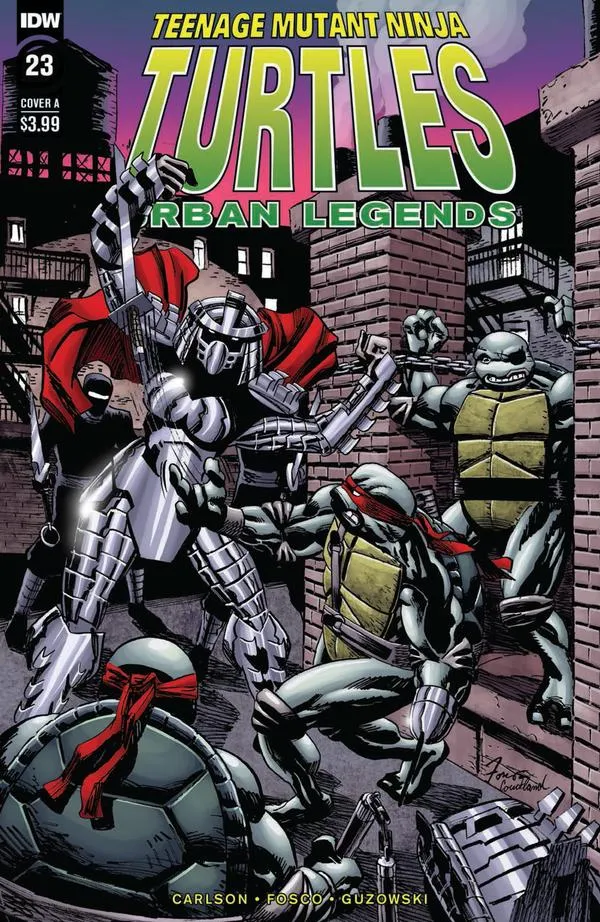 Cover of Teenage Mutant Ninja Turtles: Urban Legends #23
