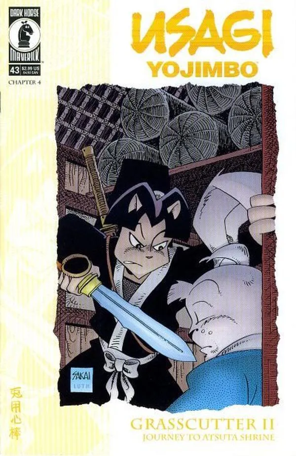 Cover of Usagi Yojimbo #43