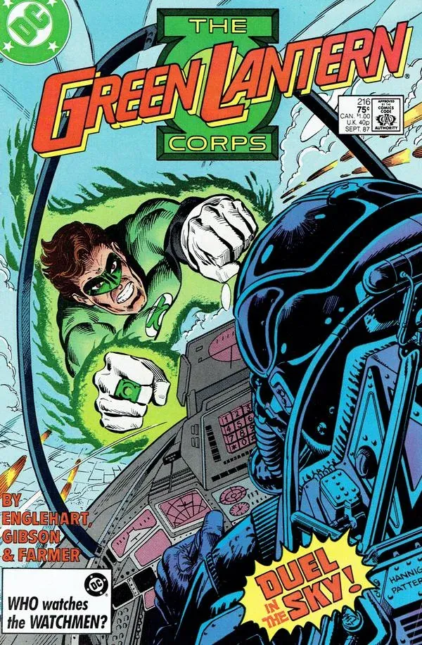 Cover of The Green Lantern Corps #216
