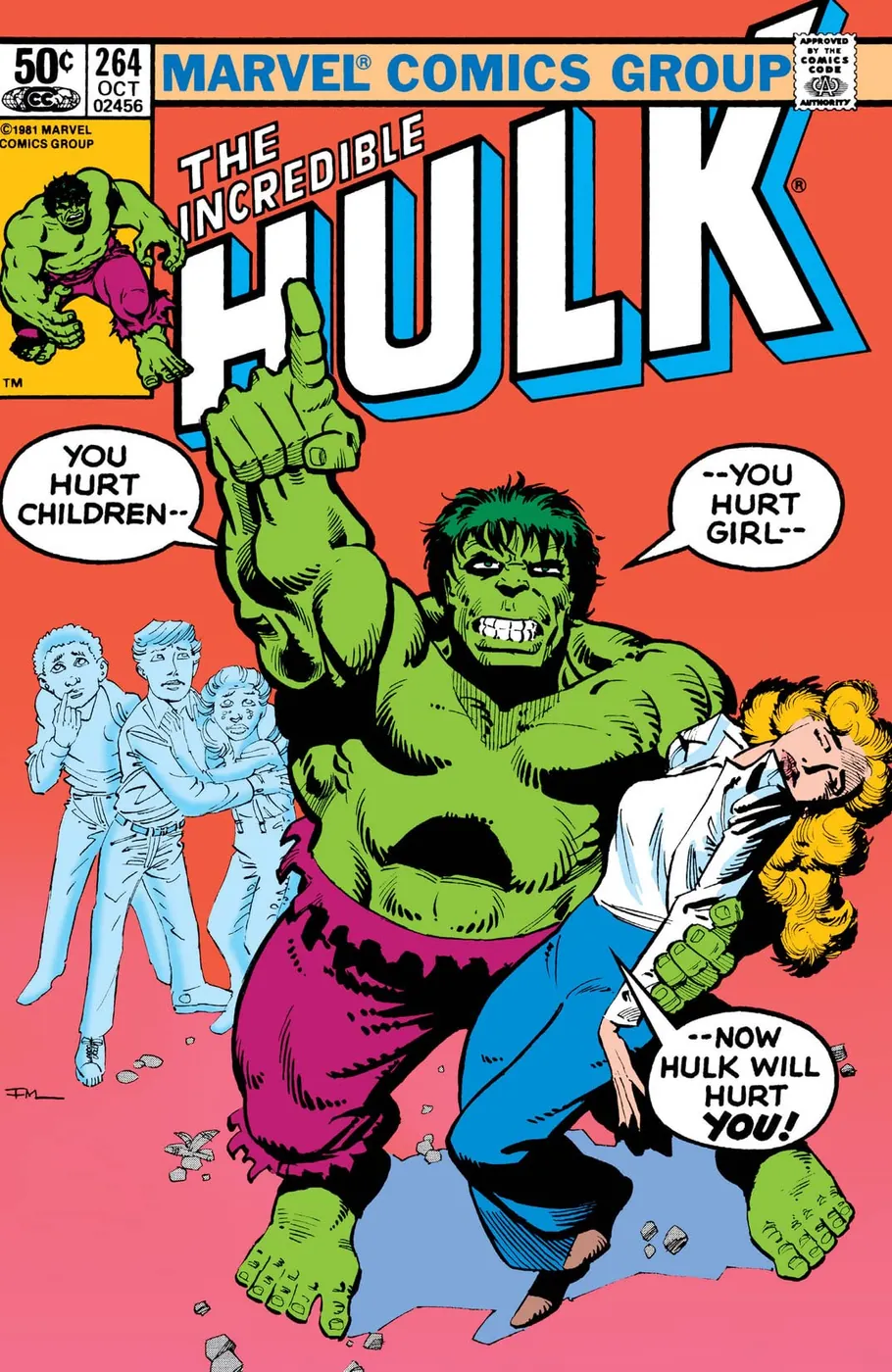 Cover of The Incredible Hulk #264