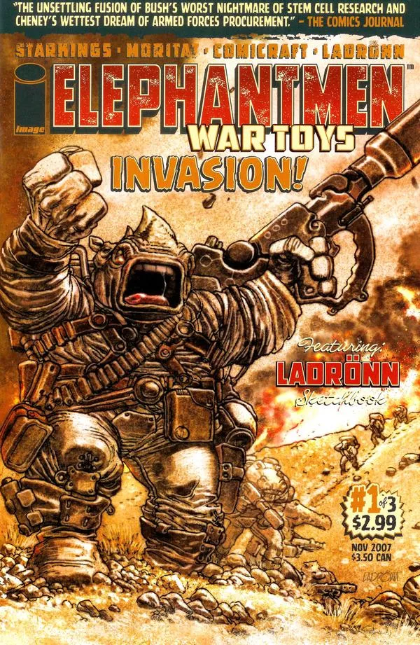 Cover of Elephantmen: War Toys #1