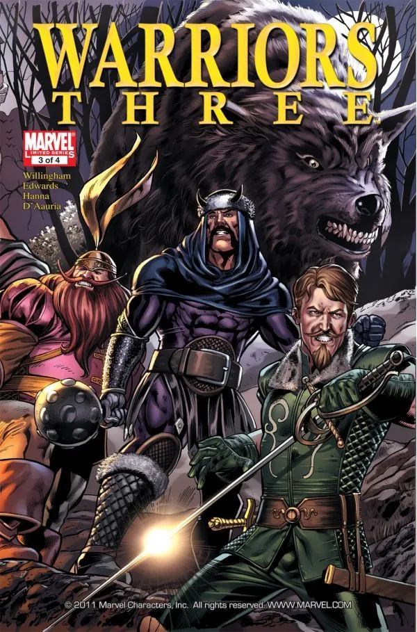 Cover of Warriors Three #3