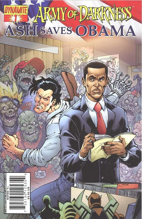 Cover of Army of Darkness: Ash Saves Obama #1