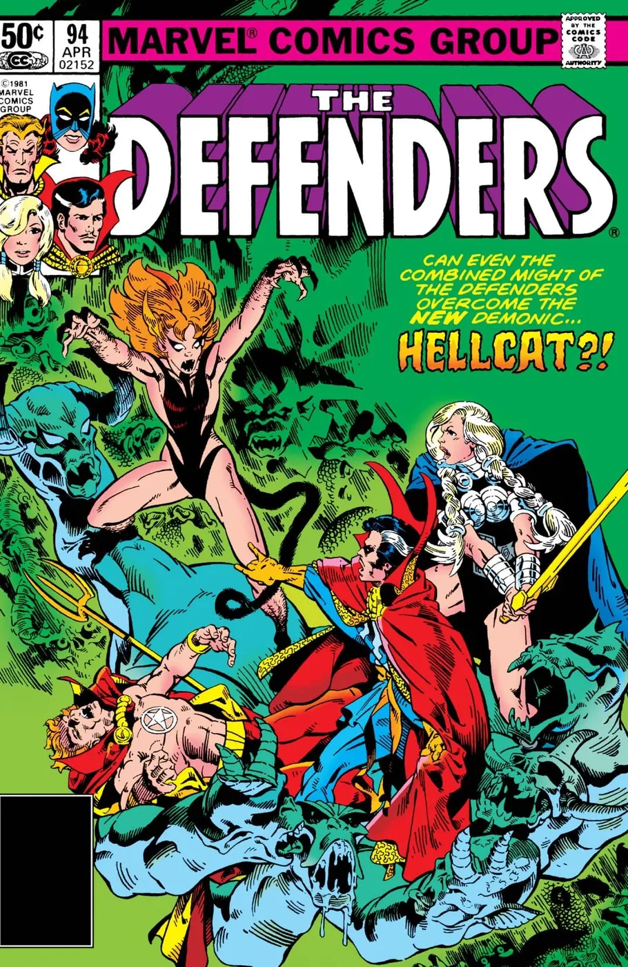 Cover of The Defenders #94