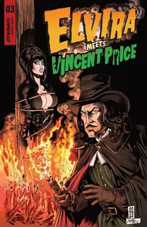 Cover of Elvira Meets Vincent Price #3