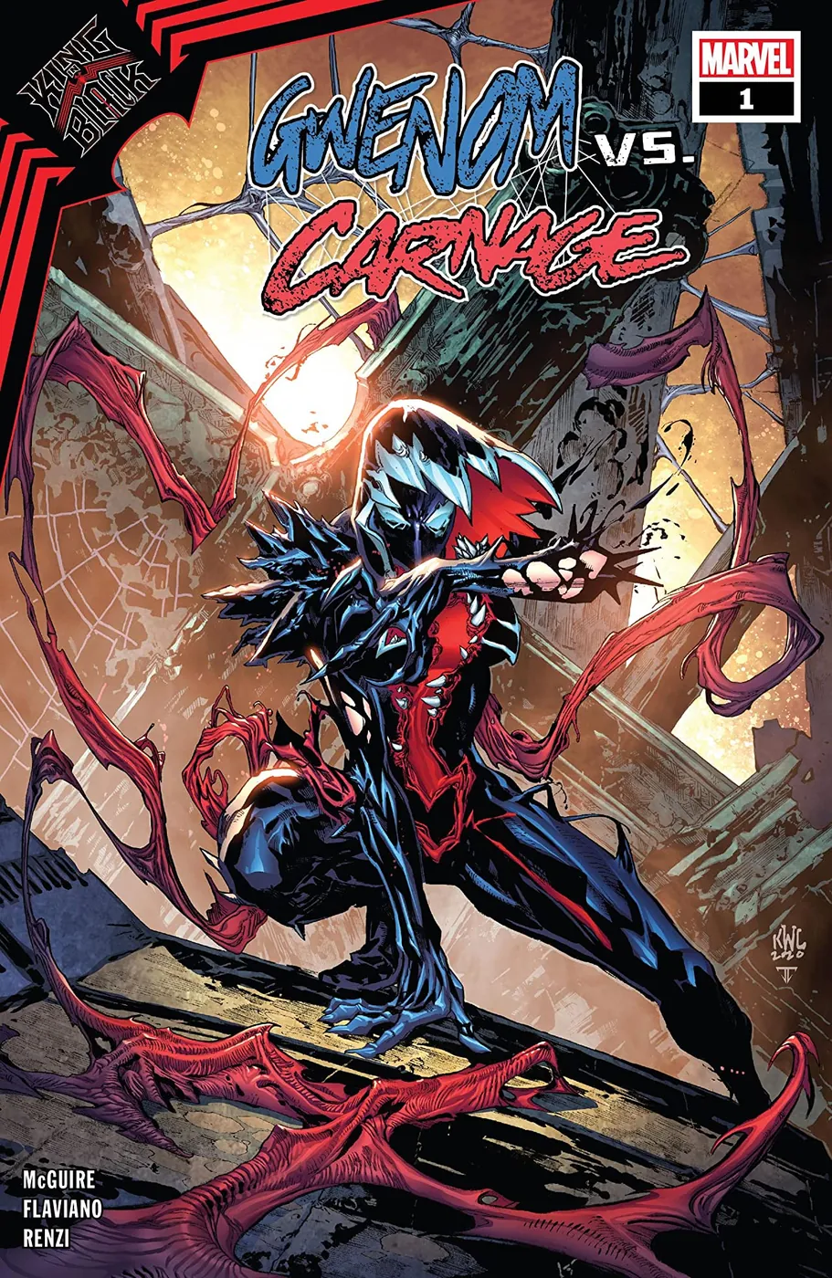 Cover of King in Black: Gwenom vs. Carnage #1