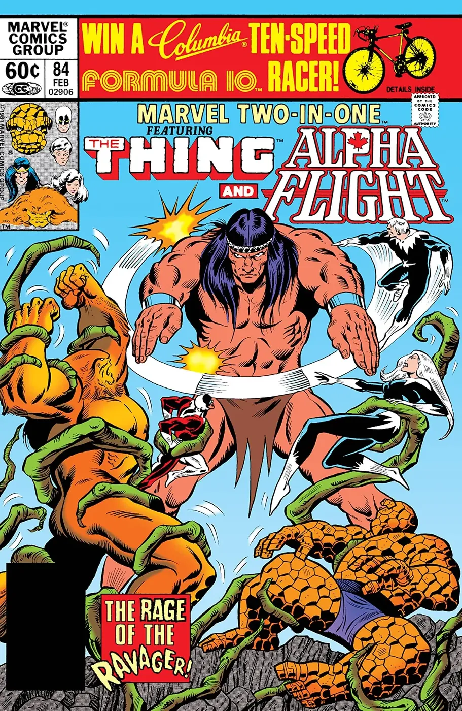 Cover of Marvel Two-in-One #84