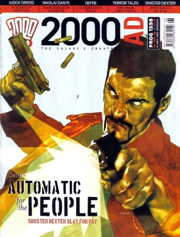 Cover of 2000 AD #1598