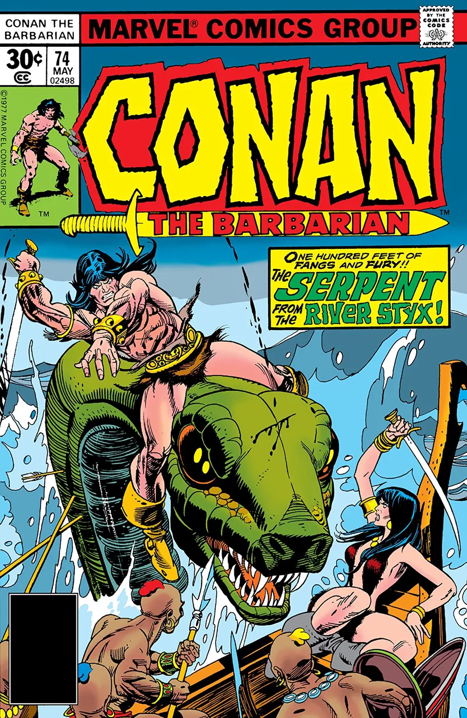 Cover of Conan the Barbarian #74