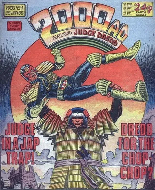 Cover of 2000 AD #454