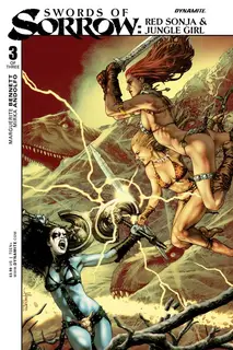 Cover of Swords of Sorrow: Red Sonja & Jungle Girl #3