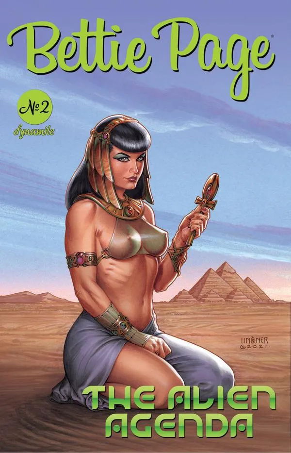 Cover of Bettie Page and the Alien Agenda #2