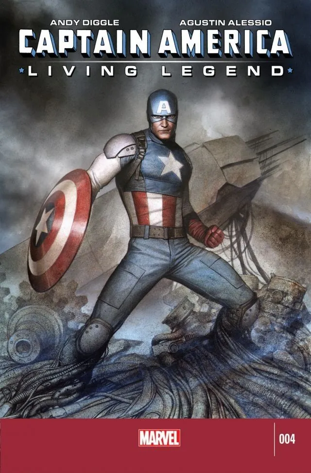 Cover of Captain America: Living Legend #4