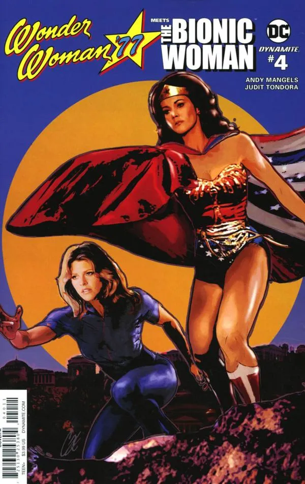 Cover of Wonder Woman '77 Meets the Bionic Woman #4