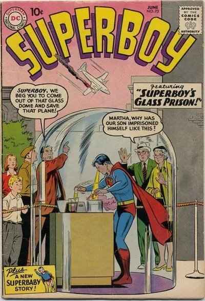 Cover of Superboy #73