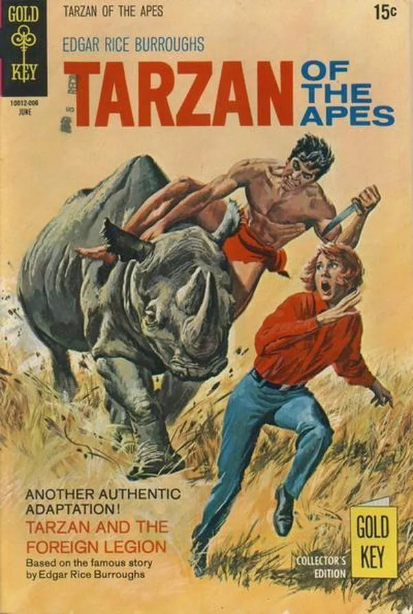 Cover of Edgar Rice Burroughs' Tarzan of the Apes #192