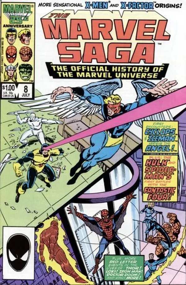 Cover of The Marvel Saga the Official History of the Marvel Universe #8