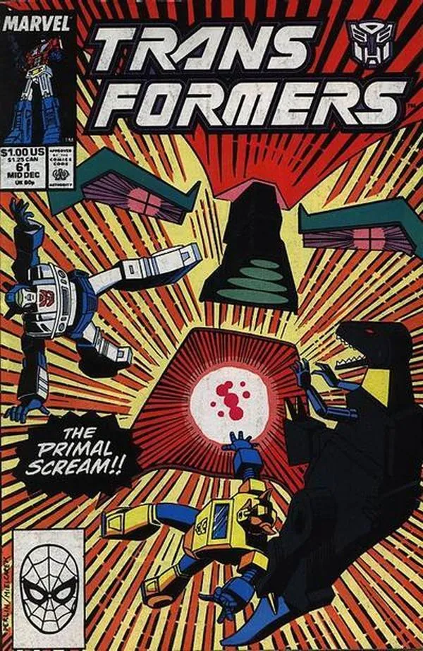 Cover of The Transformers #61