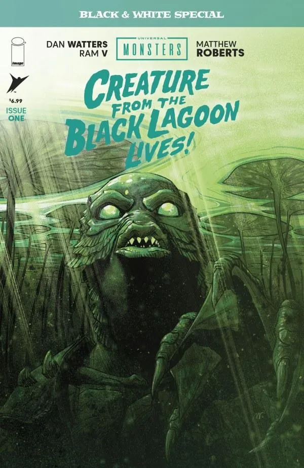 Cover of Universal Monsters: Creature from the Black Lagoon Lives! Black & White Special #1