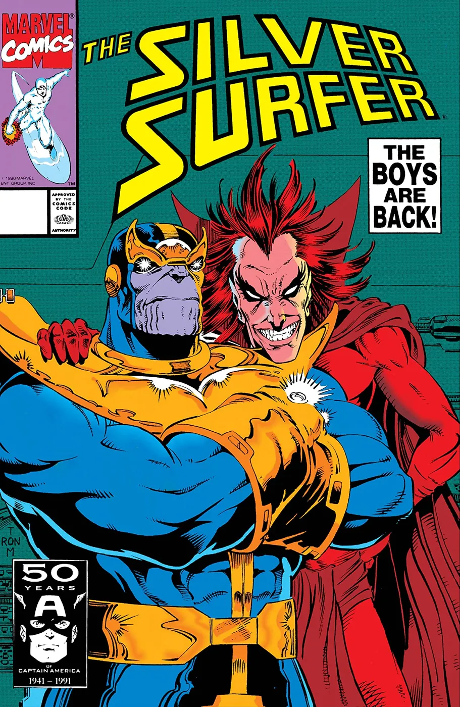 Cover of Silver Surfer #45