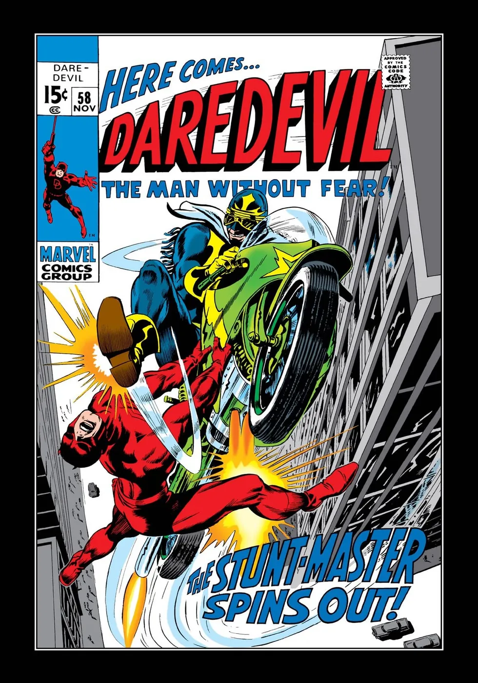 Cover of Daredevil #58