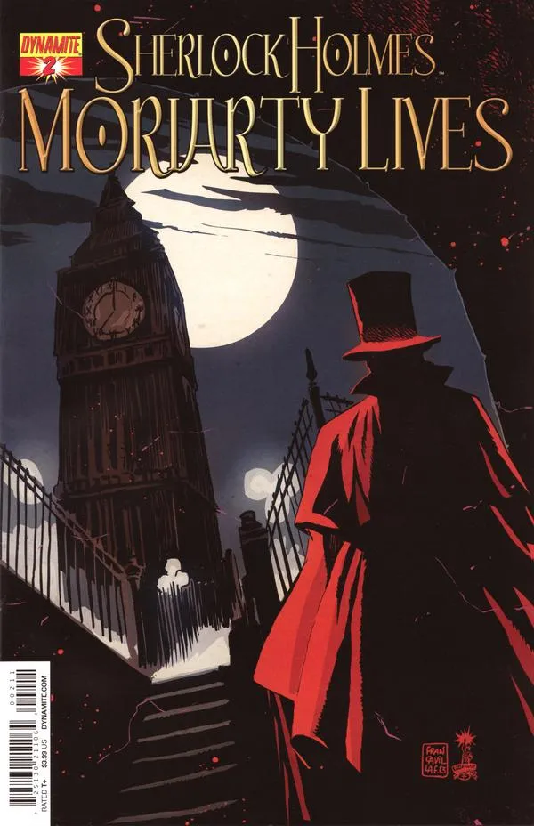 Cover of Sherlock Holmes: Moriarty Lives #2