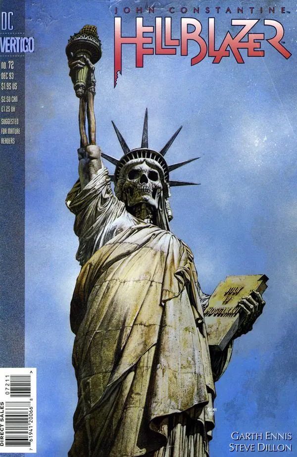 Cover of Hellblazer #72