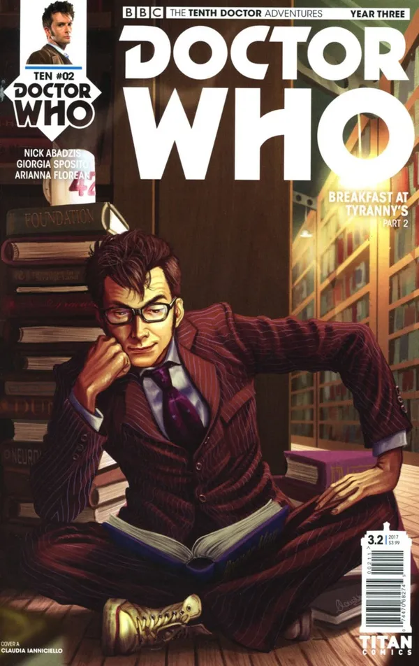 Cover of Doctor Who: The Tenth Doctor, Year Three #2