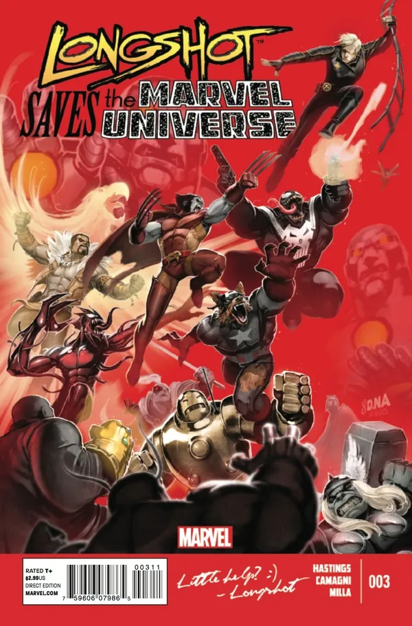 Cover of Longshot Saves the Marvel Universe #3