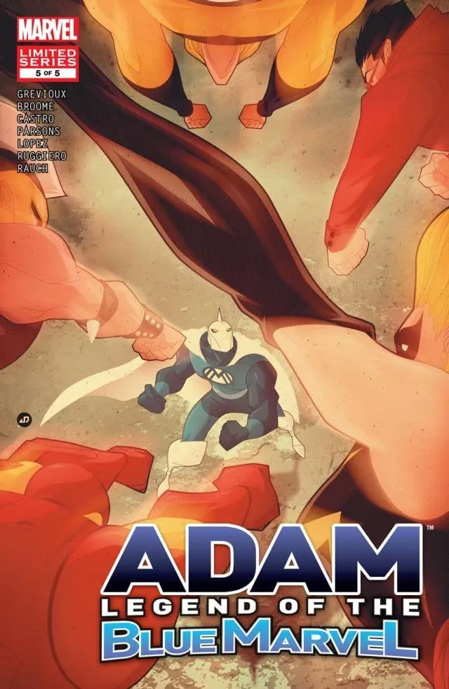 Cover of Adam: Legend of the Blue Marvel #5
