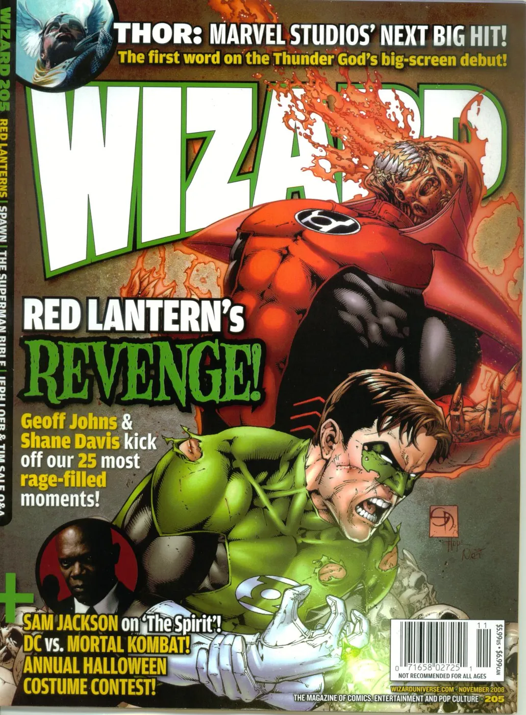Cover of Wizard: The Comics Magazine #205
