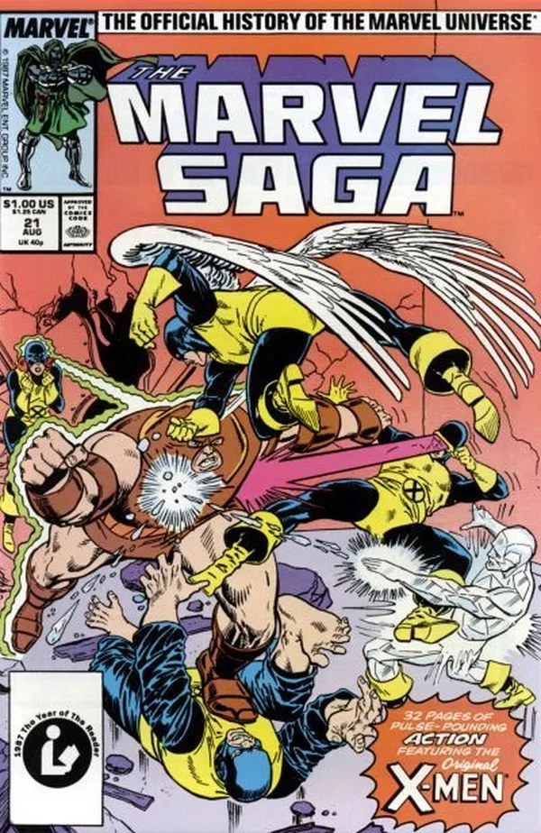 Cover of The Marvel Saga the Official History of the Marvel Universe #21