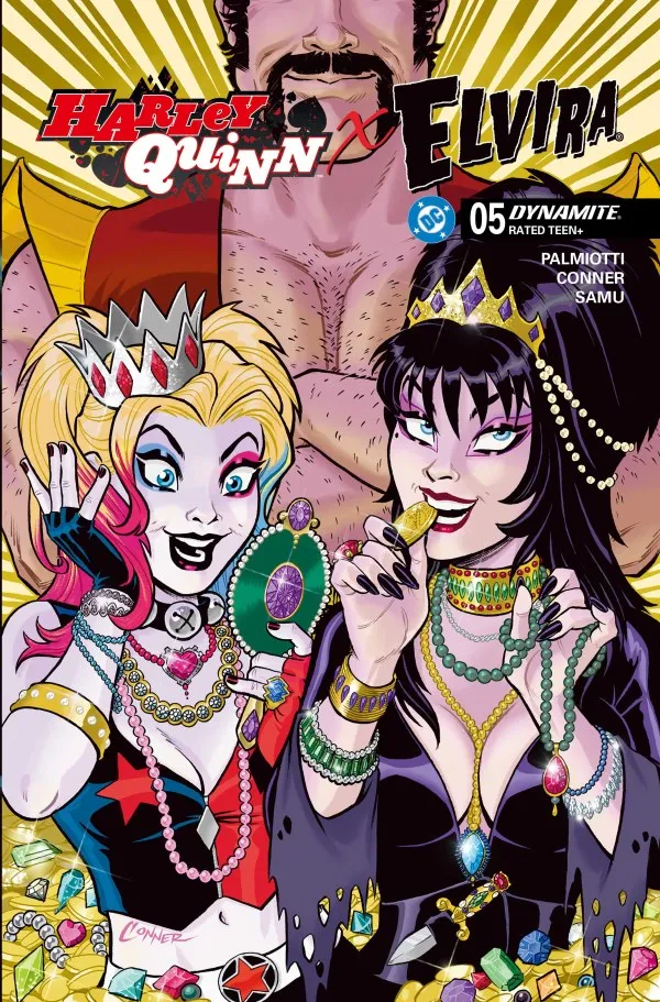 Cover of Harley Quinn x Elvira #5