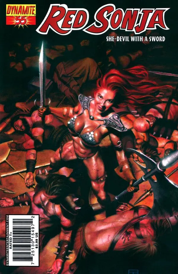 Cover of Red Sonja #55