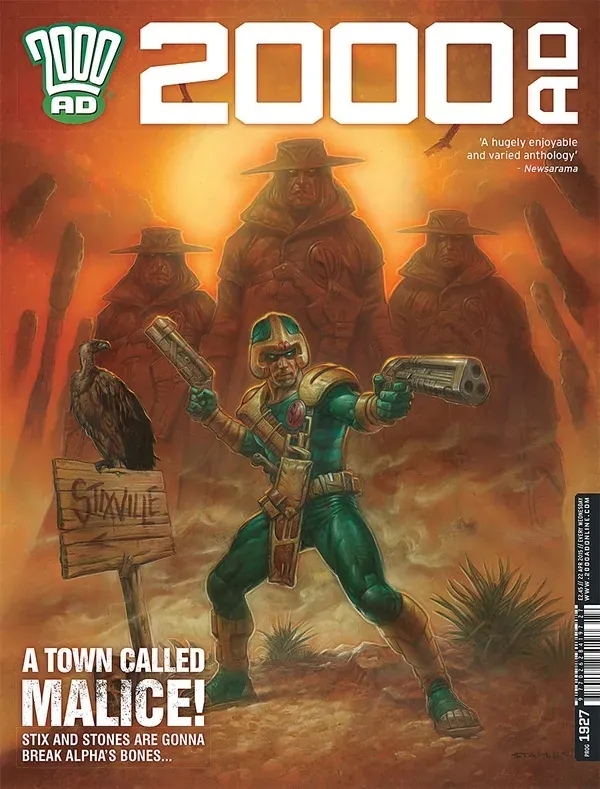 Cover of 2000 AD #1927
