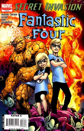 Cover of Secret Invasion: Fantastic Four #3