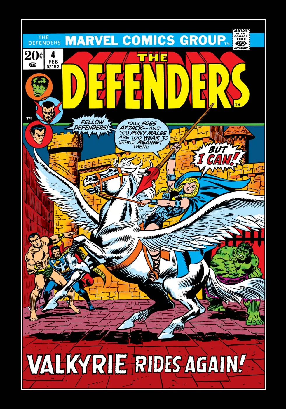 Cover of The Defenders #4
