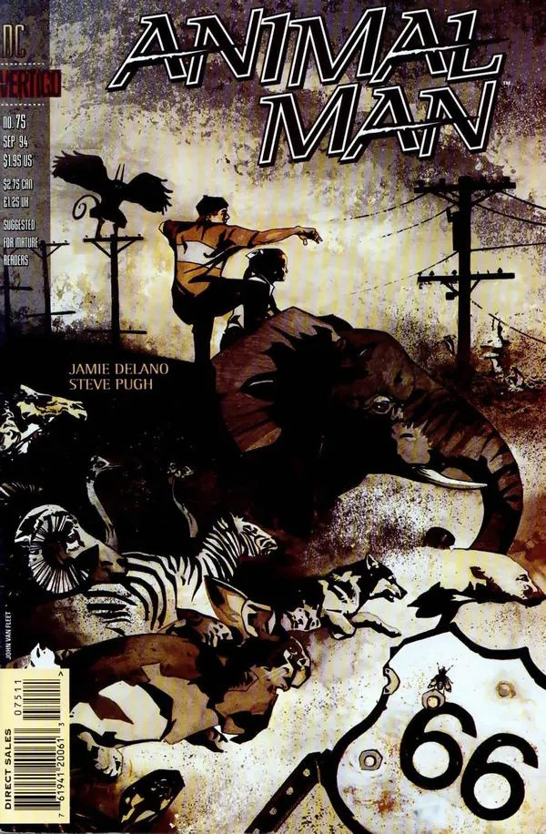 Cover of Animal Man #75