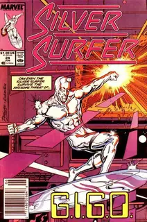 Cover of Silver Surfer #24