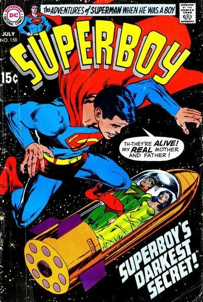 Cover of Superboy #158