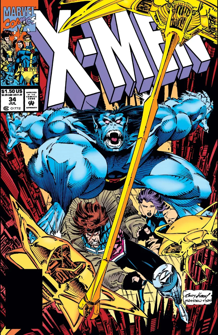 Cover of X-Men #34