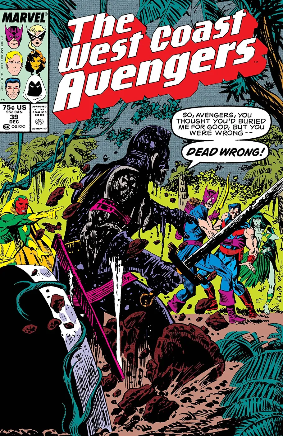 Cover of West Coast Avengers #39