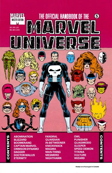 Cover of The Official Handbook of the Marvel Universe: Master Edition #5